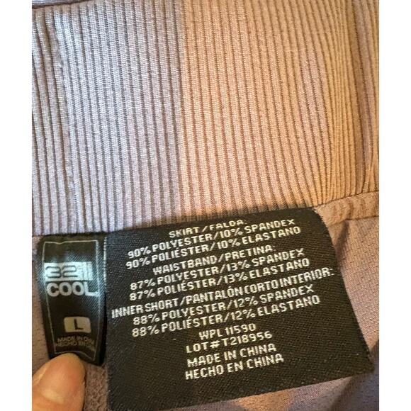 32 Degrees Cool skort lavender size Large - Picture 2 of 7